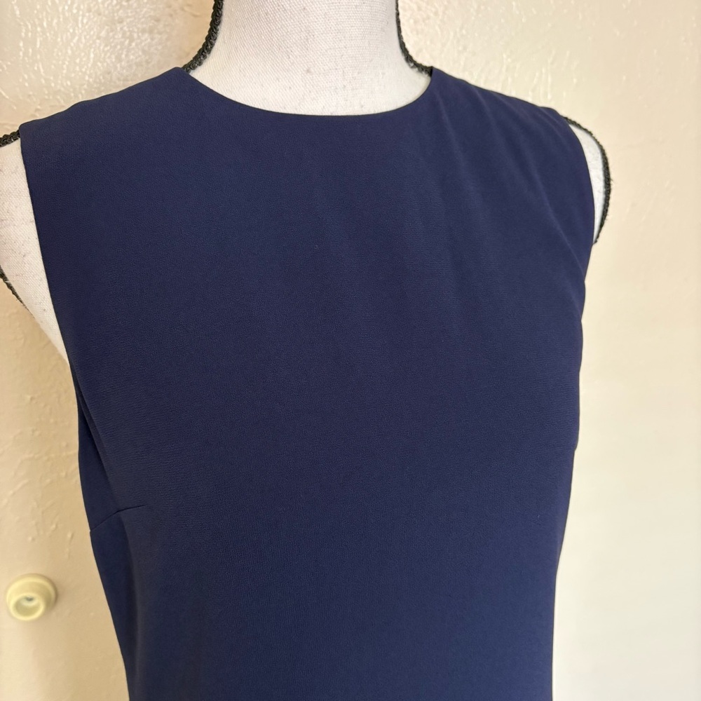 NWT Quince Navy Blue Sleeveless Mini Dress Women’s Size Small - Picture 6 of 9